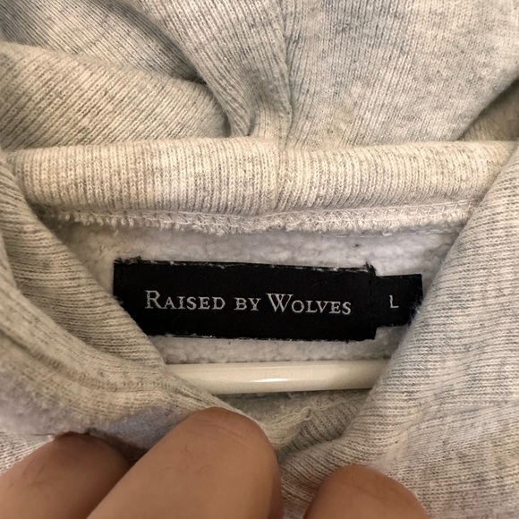 Raised by Wolves - Gray Hoodie - Picture 3 of 3